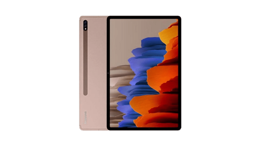 galaxy tab s7 plus in rose
